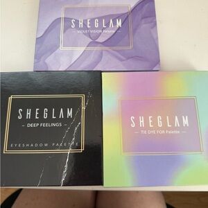 SHEGLAM Eyeshadow Palette Set - Violet, Black, Multicolor